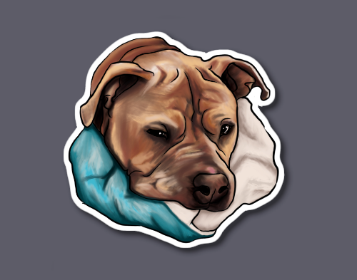 Detailed Portrait stickers